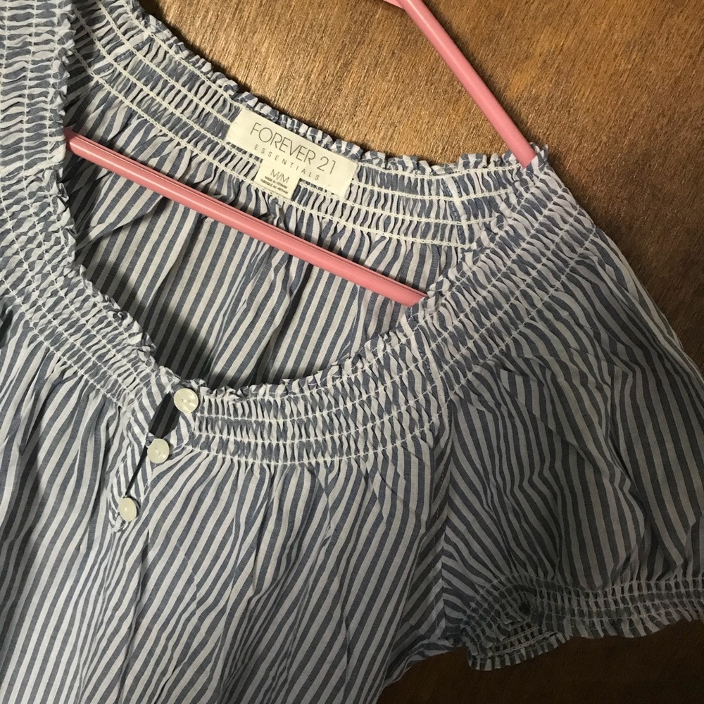 Forever 21 striped blouse